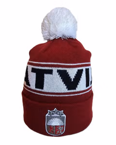 Сувениры Ziemas cepure ar bumbuli Latvija LV9883-2 