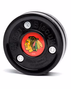 Green Biscuit NHL Chicago Black Hawks Шайба