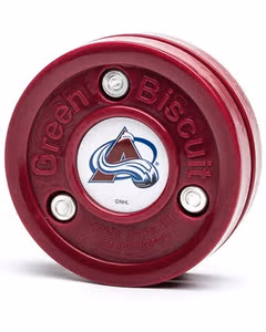 Green Biscuit NHL Colorado Avalanche Puck