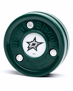 Green Biscuit NHL Dallas Stars Puck