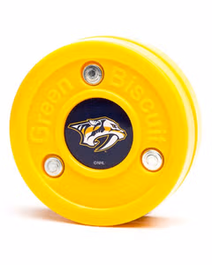 Green Biscuit NHL Nashville Predators Puck