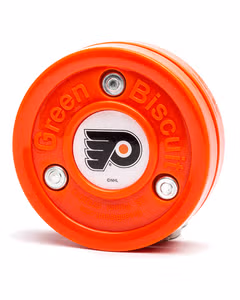 Green Biscuit NHL Philadelphia Flyers Puck