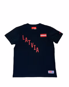 CCM DIAGONAL SS Tee Latvia Senior T-Shirt