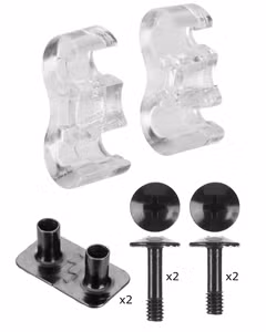 CCM Visor Spacer Screw Kit Ķiveres rez. daļas