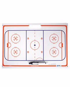 Blue Sports Hockey Suction Cup Coach Board 40cm x 61cm Taktikas Dēlis