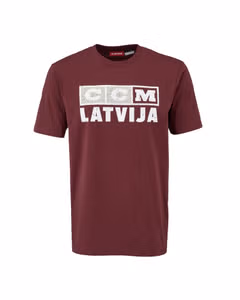 CCM S25 FLAG Tee Latvia Senior Футболка