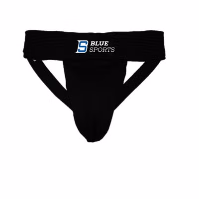 Blue Sports Deluxe Support with cup Junior Spenzūra