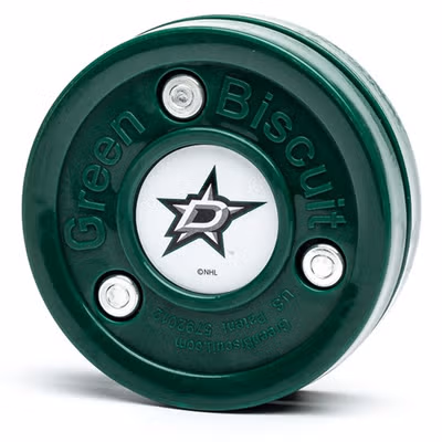 Green Biscuit NHL Dallas Stars Puck