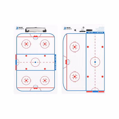 Blue Sports Hockey Deluxe Clipboard 25cm x 41cm Тактическая доска