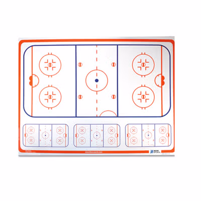 Blue Sports Self-adhesive Board 65cm x 47cm Tactics Board