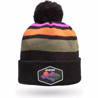 CCM S25 Pom Knit Stripe Senior Cepure